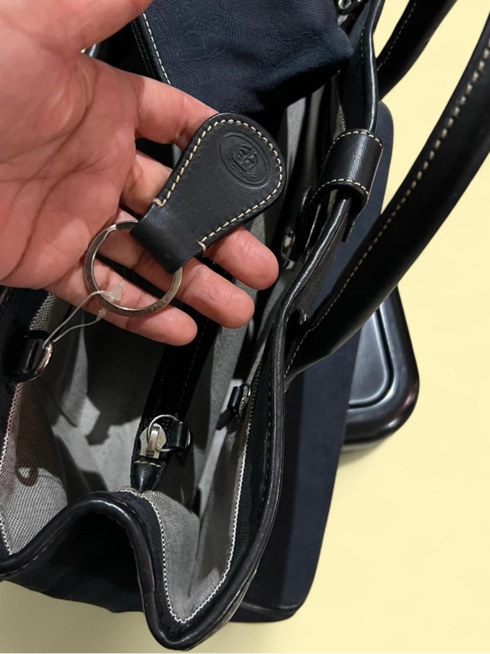 Dooney & Bourke Black Laptop Tote - Picture 6 of 11